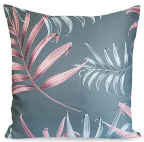 Dekoratyvinės pagalvėlės užvalkalas J-241, rožinė/pilka, 45 cm x 45 cm