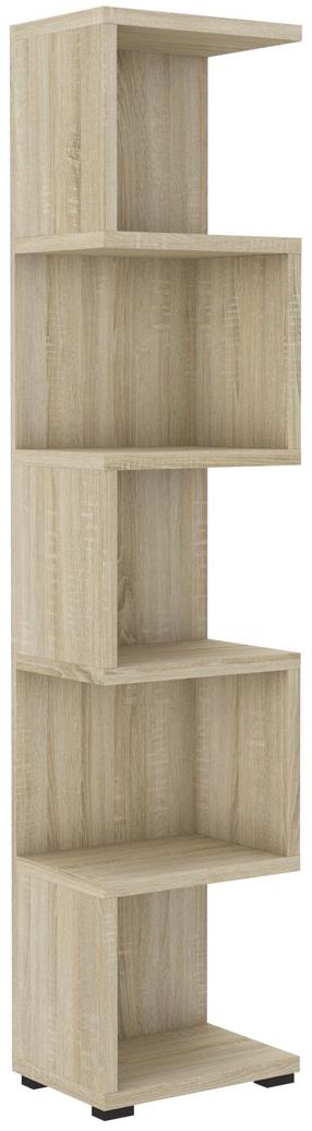 Knygų lentyna ADRK Morten, sonoma ąžuolo, 41.6 cm x 29.7 cm x 184 cm