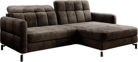Kampinė sofa Lorelle Monolith 29, tamsiai ruda, dešininė, 160 x 225 cm x 105 cm