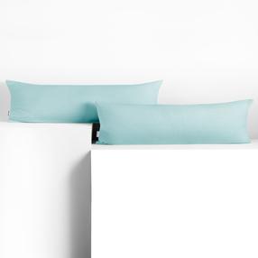 Pagalvės užvalkalas Restilo Amber, mėlyna/žydra, 120 cm x 20 cm, 2 vnt.