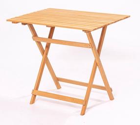 Lauko stalas Floriane Garden MY022, rudas, 80 cm x 60 cm x 72 cm