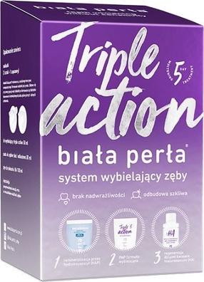 Dantų balinimo priemonė White Pearl Triple Action Teeth Whitening System, 180 ml