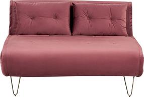 Sofa-lova Shumee Vestfold, rožinė, 80 x 130 cm x 81 cm