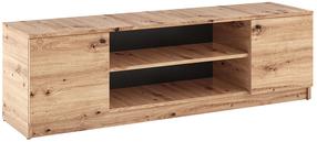 Televizoriaus spintelė ADRK Evi I, ąžuolo, 160 cm x 40 cm x 48.5 cm
