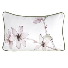 Dekoratyvinė pagalvėlė Bianca, balta/rožinė, 30 cm x 45 cm
