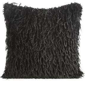 Dekoratyvinės pagalvėlės užvalkalas Adore, juoda, 45 cm x 45 cm