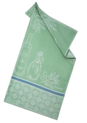  Virtuvinis rankšluostis Greno SAO-46, baltas/žalias, 70 cm x 50 cm