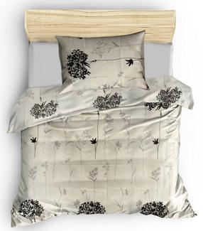 Patalynės užvalkalų komplektas Mijolnir Efil 143EPJ1165, juoda/pilka/smėlio, 160 x 220 cm