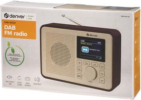 Radijo imtuvas Denver GREENLine DAB-60DW, ruda