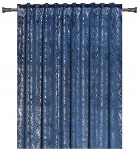 Naktinė užuolaida Splendid Doha GZ-DOHATT-140/260-GR, aukso/tamsiai mėlyna, 140 cm x 260 cm