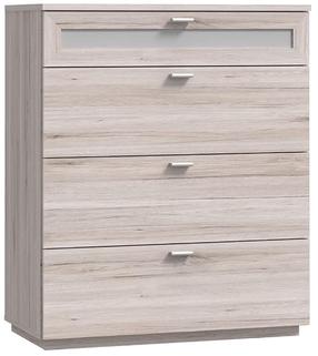 Komoda Forte Nexus NXSK22-Z12MG06, smėlio ruda, 40 cm x 79.9 cm x 98.8 cm