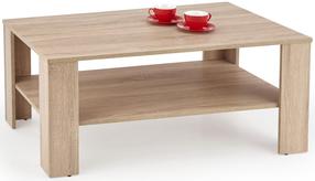 Žurnalinis staliukas Kwadro, sonoma ąžuolo, 110 cm x 65 cm x 53 cm