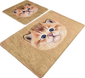 Vonios kilimėlių rinkinys Foutastic Bambino AIP0000913187, įvairių spalvų, 100 cm x 60 cm