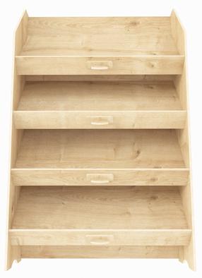 Pastatoma lentyna Kalune Design Aros, ąžuolo, 28.4 cm x 61.5 cm x 100 cm