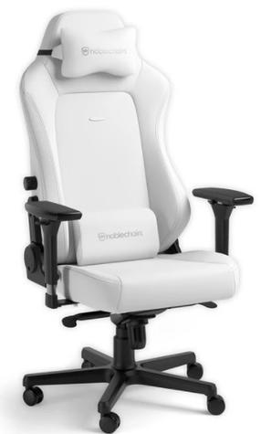 Žaidimų kėdė Noblechairs Hero NBL-HRO-PU-WED, 48 x 57 x 130 - 139 cm, balta