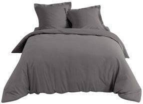 Antklodės užvalkalas Douceur d`Interieur Percaline, pilka, 220 cm x 240 cm