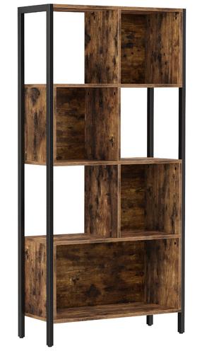 Lentyna Songmics Vasagle, ruda/juoda, 74 cm x 30 cm x 155 cm