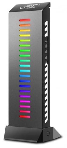 Vaizdo plokščių laikiklis Deepcool GH-01 A-RGB VGA, 306 g, juoda
