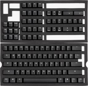 Klaviatūros dangtelis Ducky PBT Double-Shot Keycap Set Black 108 pcs, juoda