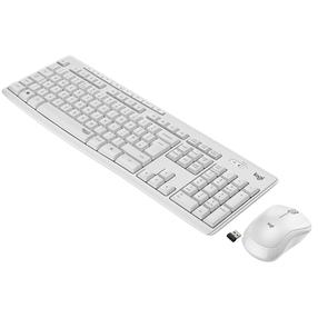 Klaviatūros ir pelės komplektas Logitech MK295, EN, balta, belaidė