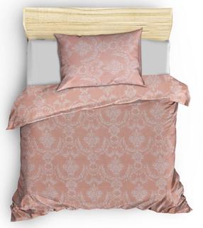 Patalynės užvalkalų komplektas Mijolnir Pure 143EPJ1511, baltas/rožinis, 160 x 220 cm