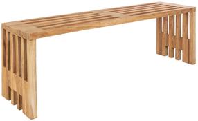 Prieškambario suoliukas House Nordic Benidorm, medžio, 35 cm x 140 cm x 48 cm