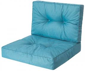 Lauko baldų pagalvių rinkinys Hobbygarden Kaja R1 KAJNIE7, žydra, 39 x 50 cm