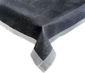 Staltiesė stačiakampė OHE01-3, sidabro/grafito, 140 x 260 cm