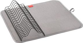 Indų džiovykla Metaltex Lava DryTex, 40 cm x 45 cm x 7 cm, nerūdijantysis plienas/poliesteris, pilka