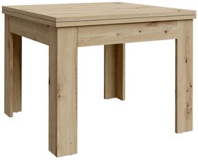 Valgomojo stalas išskleidžiamas Forte, ąžuolo, 95 - 190 cm x 95 cm x 77.3 cm