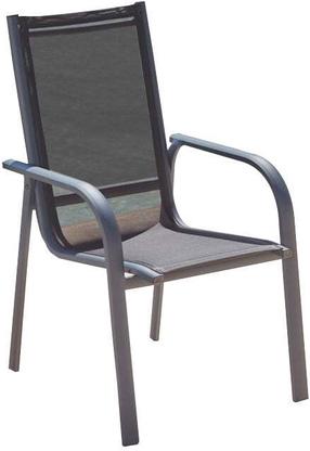 Lauko kėdė Floriane Garden Lena 561CLR1544, antracito, 59 cm x 66 cm x 98 cm