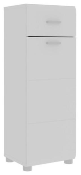 Pastatoma lentyna Forte CQVK211-C857, balta, 25.6 cm x 30.2 cm x 82.7 cm