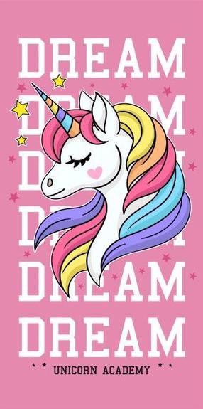 Vaikiškas rankšluostis RDO-59, rožinis, 140 cm x 70 cm