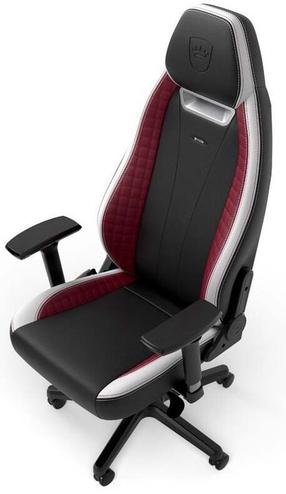 Žaidimų kėdė Noblechairs Legend NBL-LGD-GER-BWR, 48 x 52 x 132 - 142 cm, balta/juoda/raudona