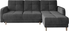 Kampinė sofa Roxi Loco 06, tamsiai pilka, 165 x 240 cm x 90 cm