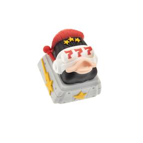 Klaviatūros dangtelių rinkinys Ducky Lucky, juoda/pilka/raudona