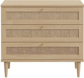 Komoda Forte Calasetta CQSK211-D95D, rusva, 90.4 cm x 41.4 cm x 80.1 cm