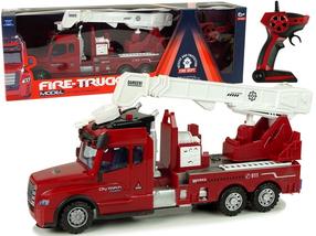  Rc gaisrinė mašina Lean Toys Fire-Truck City Rescue Brigade, raudona
