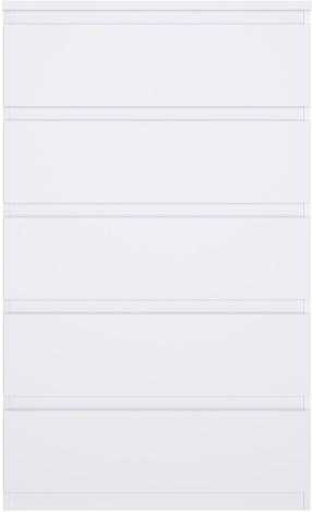 Komoda Forte LSQK312-120, balta, 42.2 cm x 77.2 cm x 128 cm