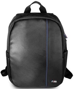 Kuprinė BMW Carbon Fibre BMBPCO15CAPNBK, mėlyna/juoda, 16"