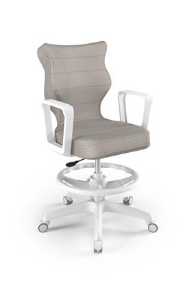 Vaikiška darbo kėdė Norm Monolith 03, 63 x 63 x 99 cm, balta/pilka