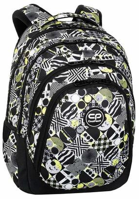 Vaikiška kuprinė CoolPack Drafter Tic Tac, juoda, 19 cm x 32 cm x 44.5 cm