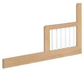 Lovytės tvorelė LittleSky Safety Rail, rudas/baltas, 120 cm x 55 cm