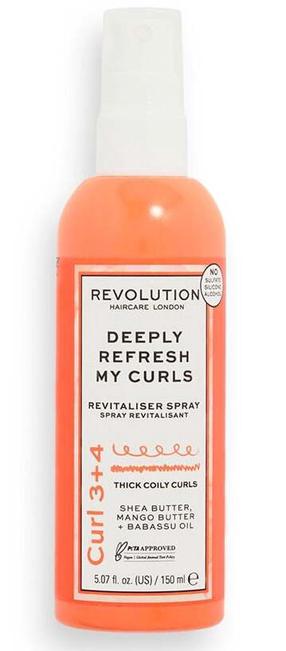 Plaukų purškiklis Revolution Haircare Deeply Refresh My Curls Deeply Refresh My Curls Revitaliser Spray, 150 ml