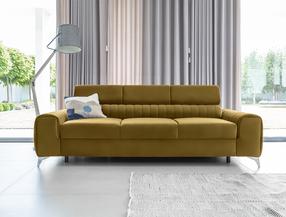 Sofa Laurence Nube 45, geltona, 97 x 261 cm x 105 cm