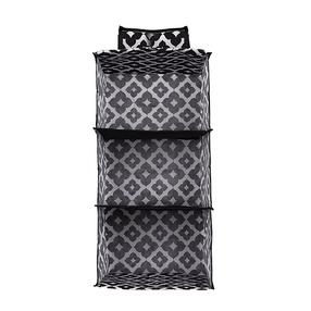 Pakabinama spintelė Besk, balta/juoda, 30 cm x 30 cm x 60 cm