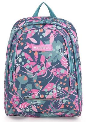 Vaikiška kuprinė Gabol Garden 11G231305, mėlyna/rožinė, 24 cm x 10 cm x 30 cm