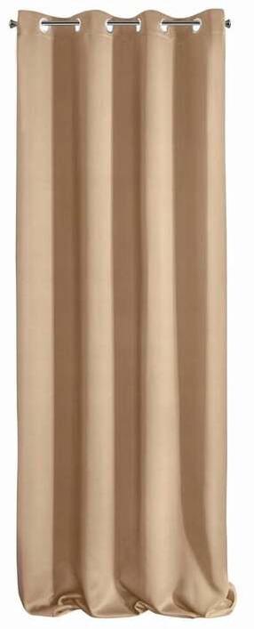 Užtemdanti užuolaida Blackout, smėlio, 135 cm x 250 cm