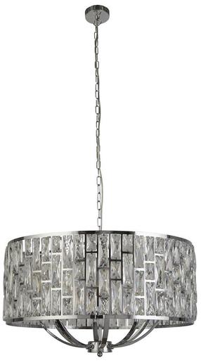 Krištolinis sietynas kabinamas Searchlight Bijou 6588-8CC, E14, 8 x 60 W