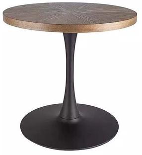 Valgomojo stalas išskleidžiamas Amadeo, riešuto, 80 cm x 80 cm x 76 cm